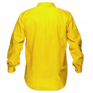 Long Sleeves Yellow Safety Shirt